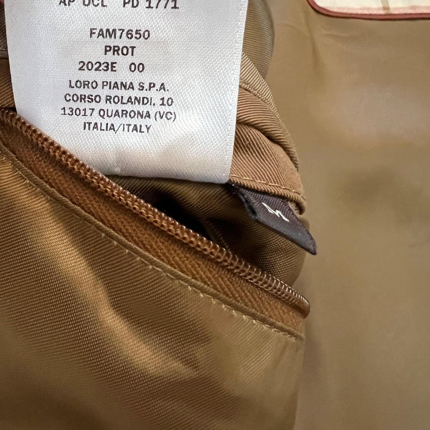 Loro Piana Cashmere Bomber Jacket