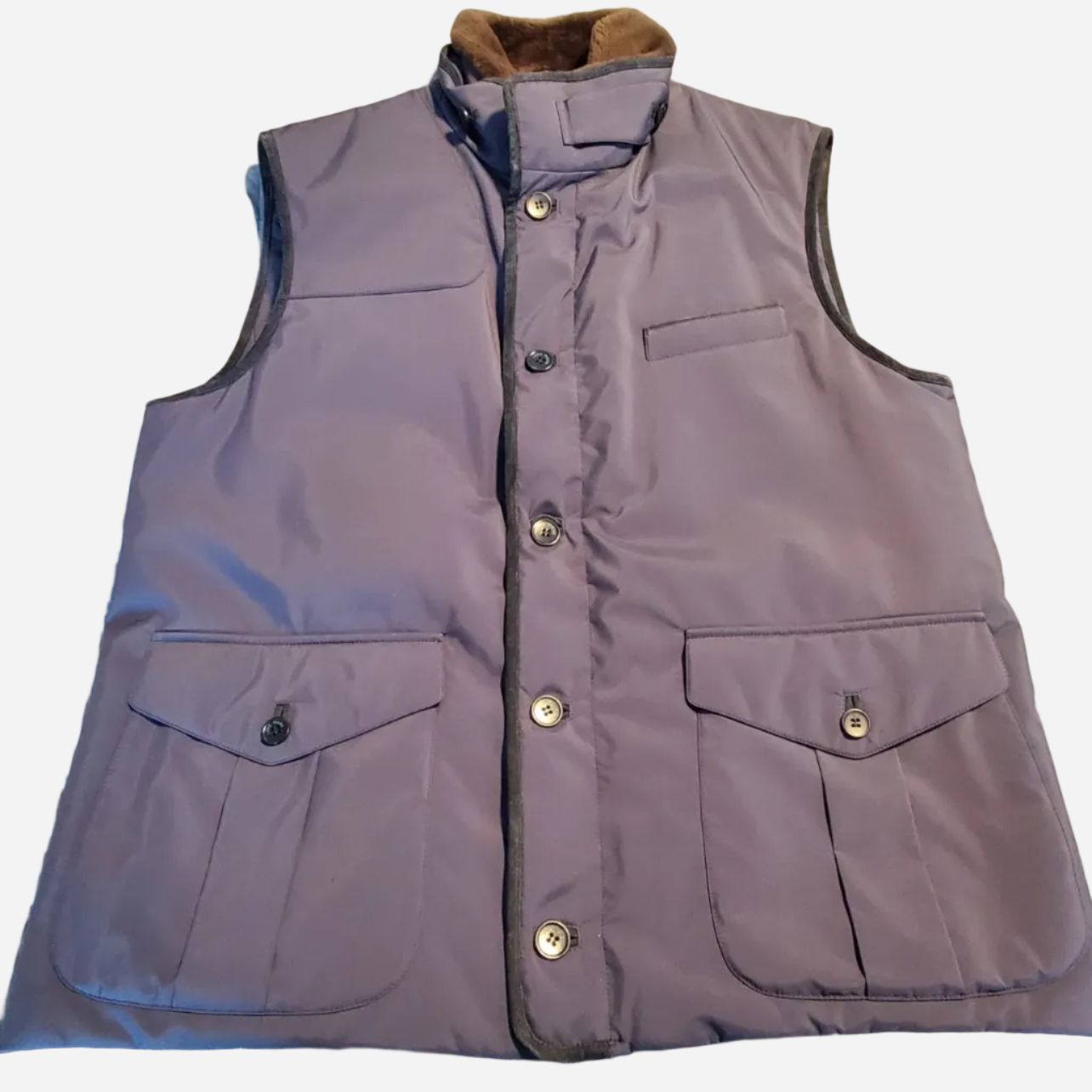 Loro Piana Castorino Fur-Lined Vest (XL)