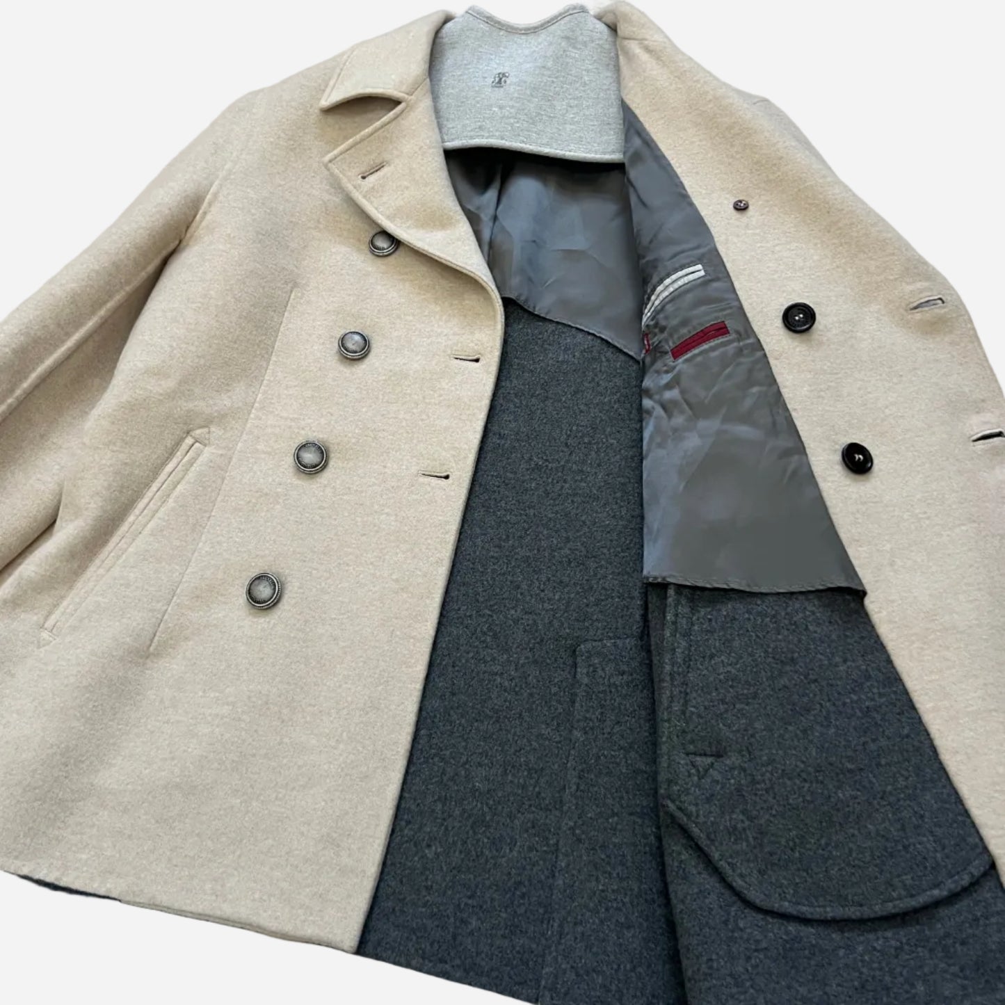 Brunello Cucinelli Cashmere Peacoat