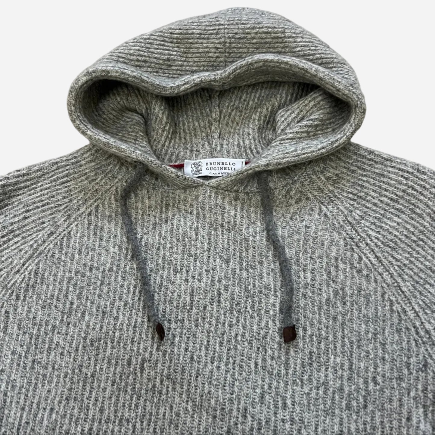 Brunello Cucinelli Ribbed Cashmere Hoodie