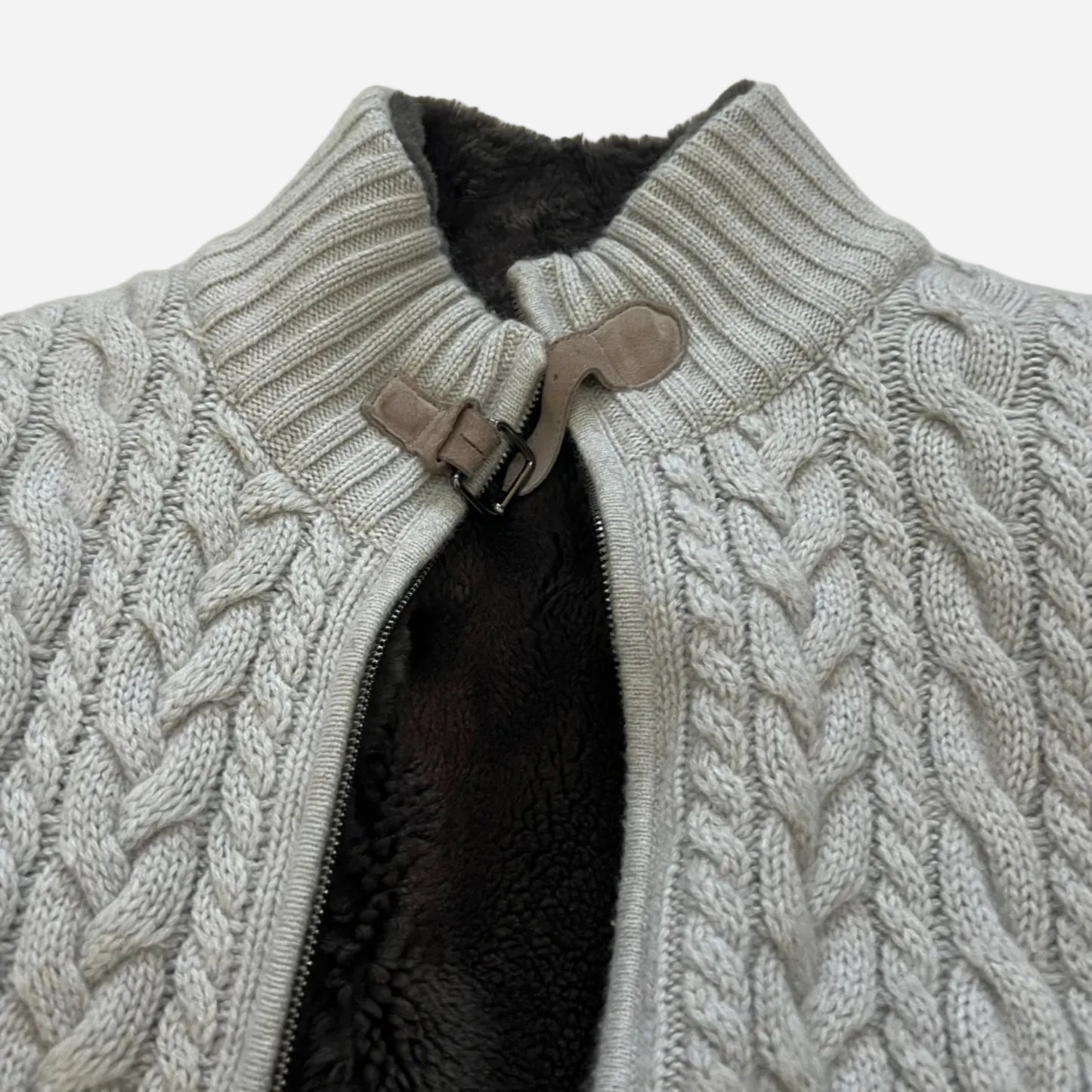 Fedeli Beaver Fur Lined Cashmere Jacket