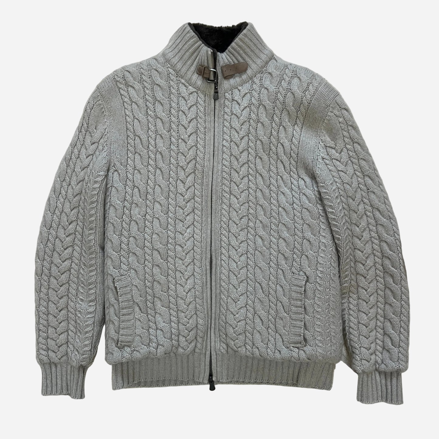 Fedeli Beaver Fur Lined Cashmere Jacket