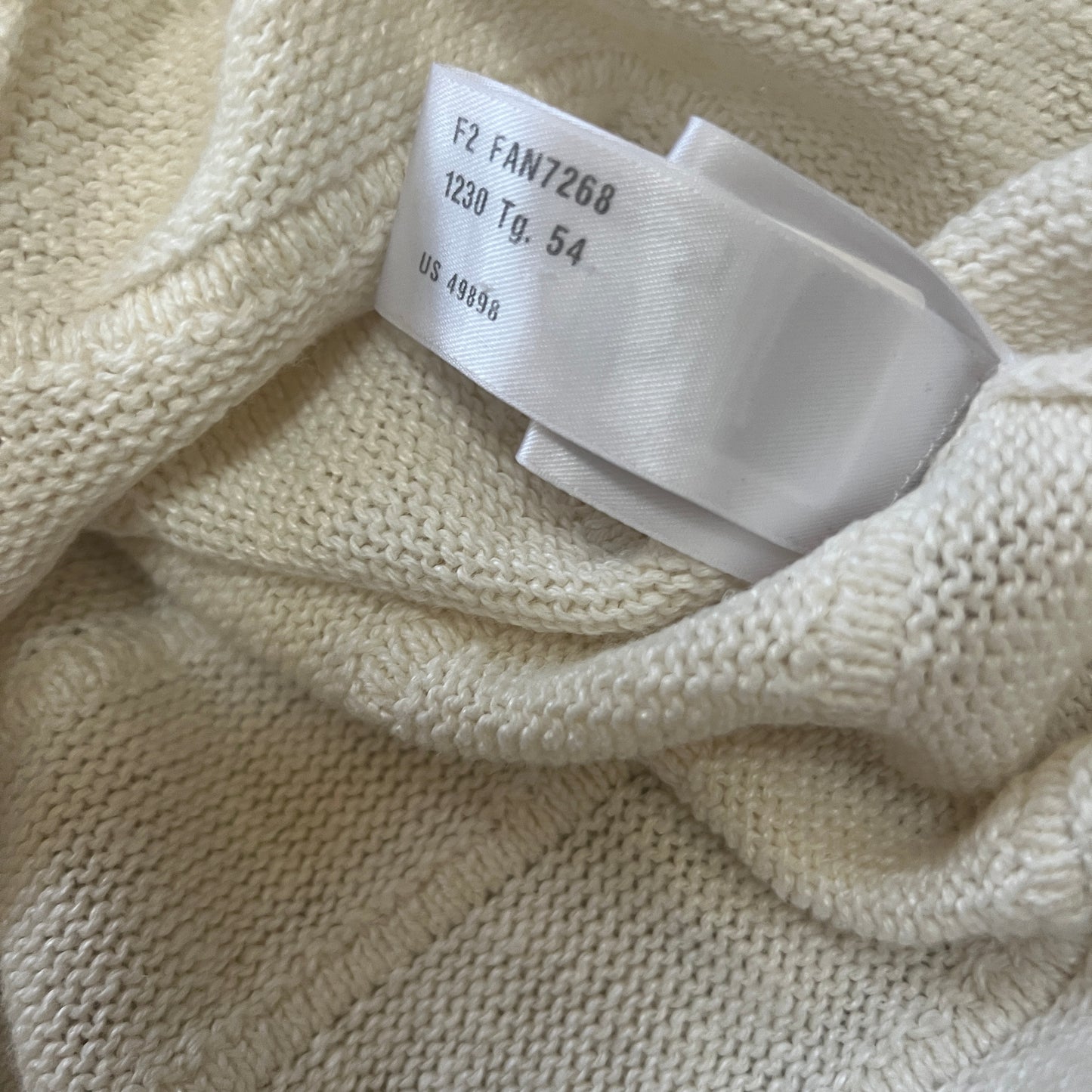 Loro Piana Linen Knit Collared Sweater
