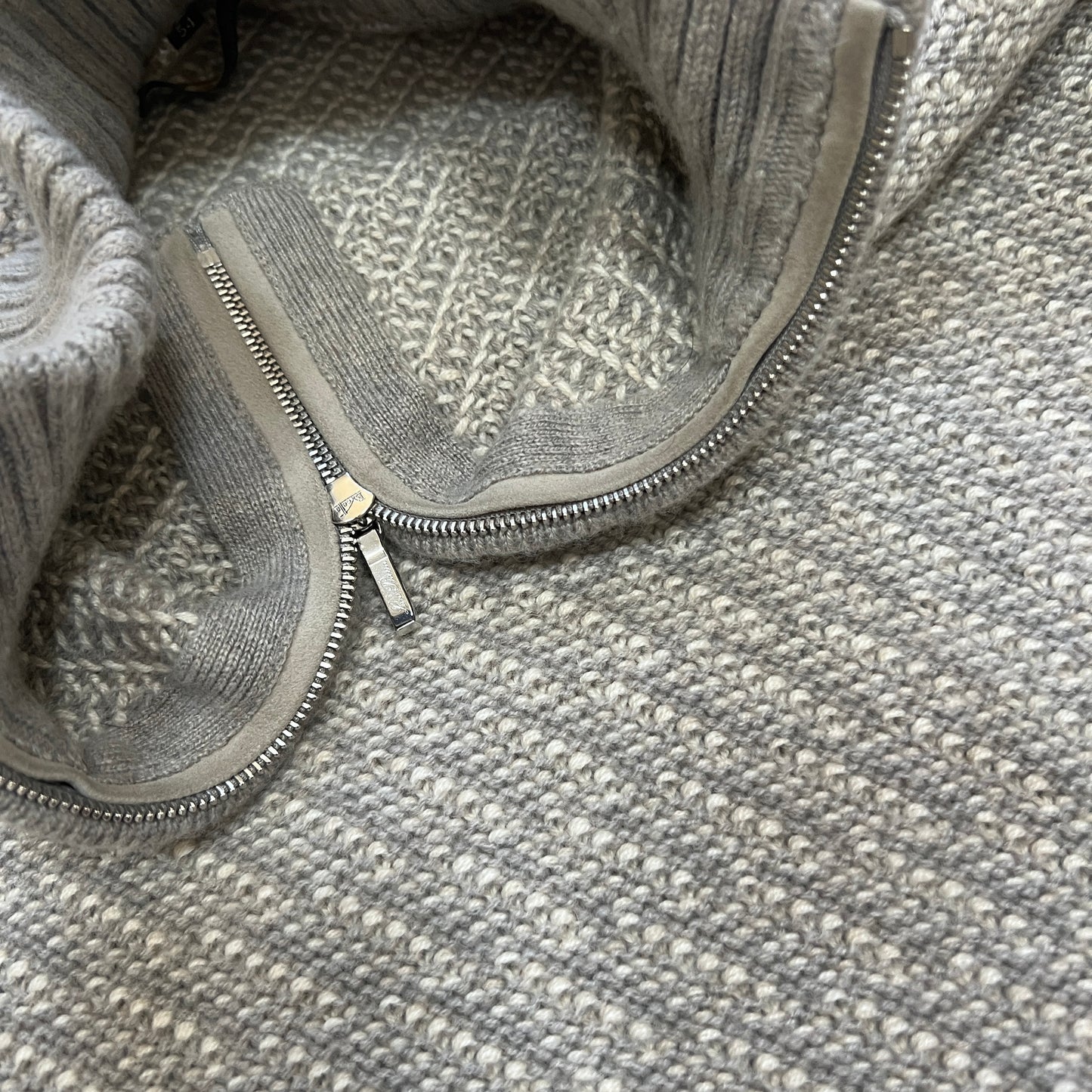 Loro Piana Baby Cashmere Knit 1/4 Zip Sweater