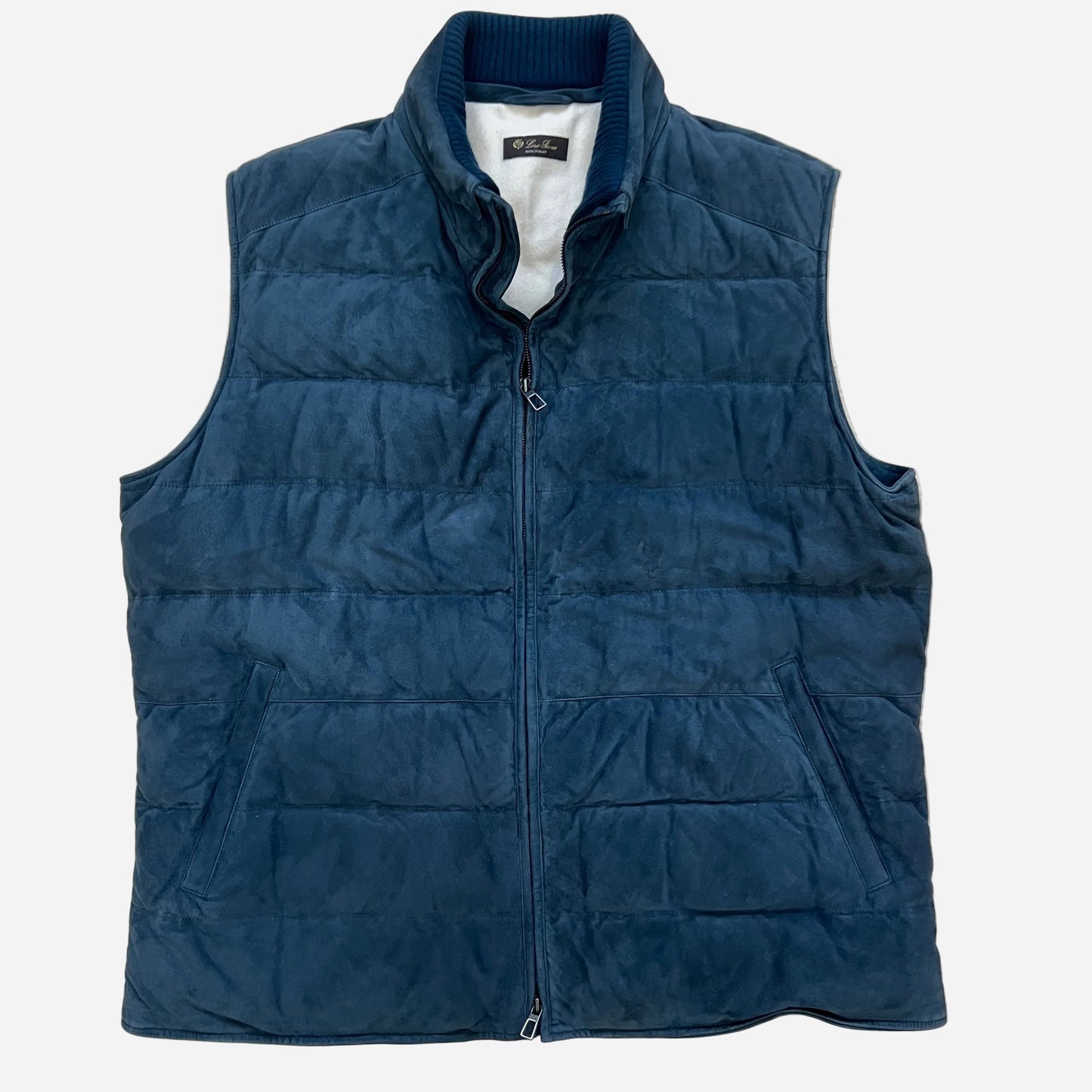 Loro Piana Suede Padded Vest
