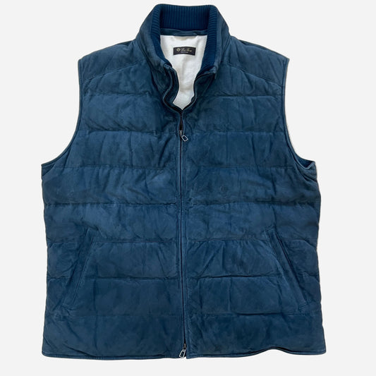 Loro Piana Suede Padded Vest