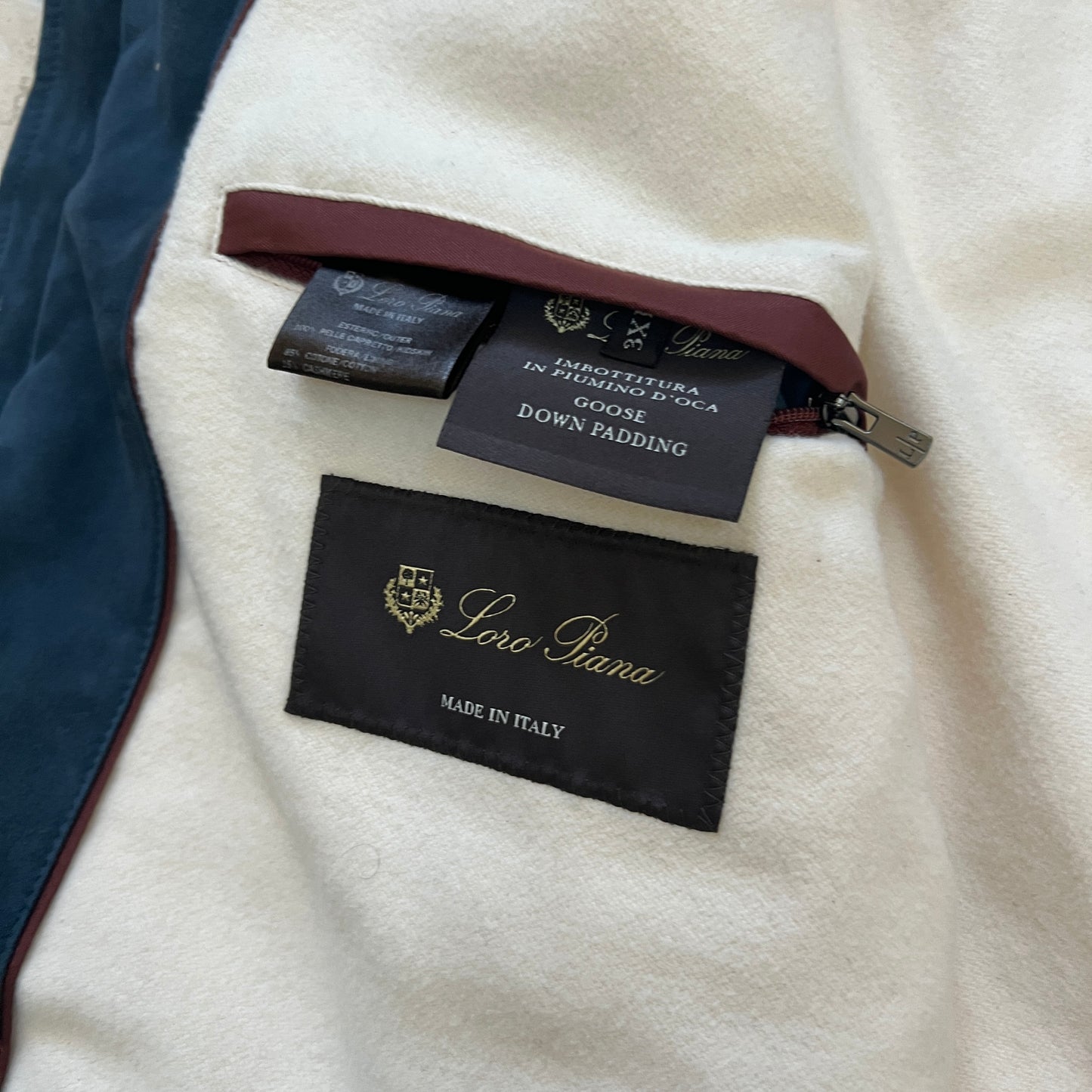 Loro Piana Suede Padded Vest