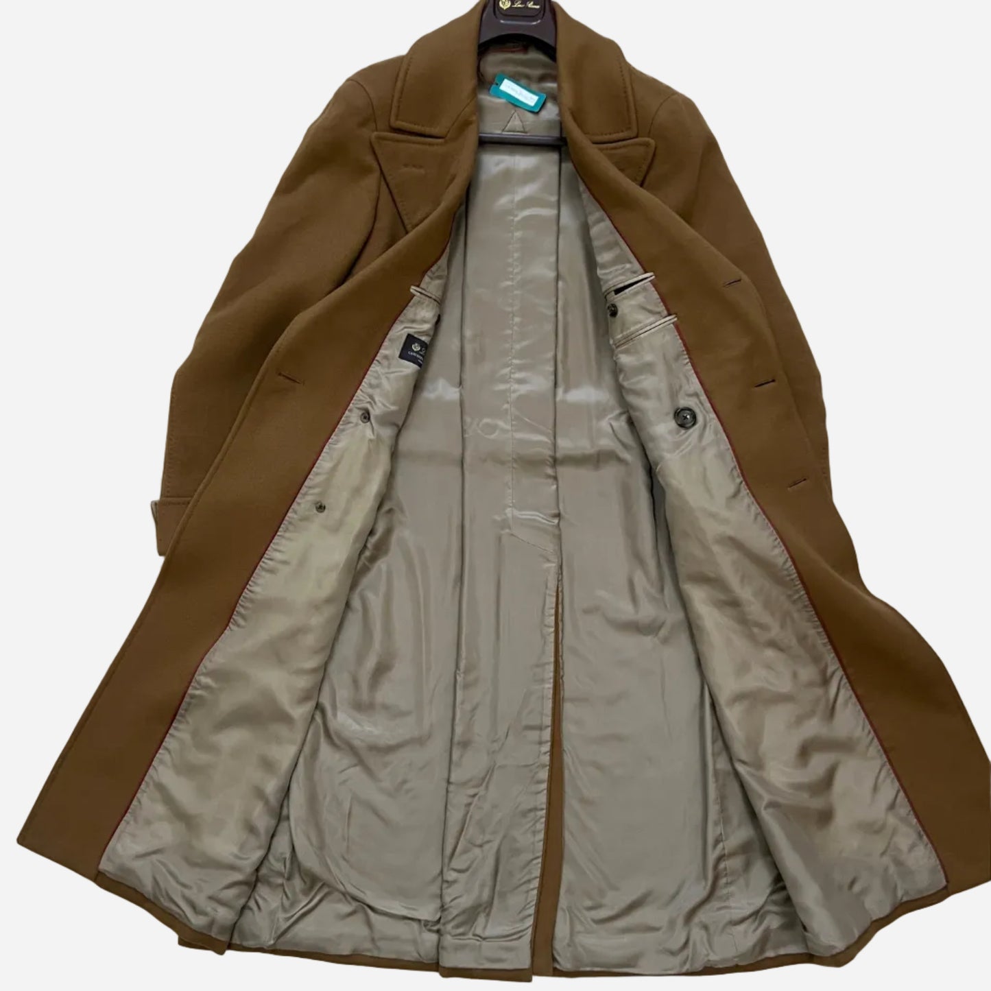 Loro Piana "Sergio" Cashmere Double Breasted Overcoat