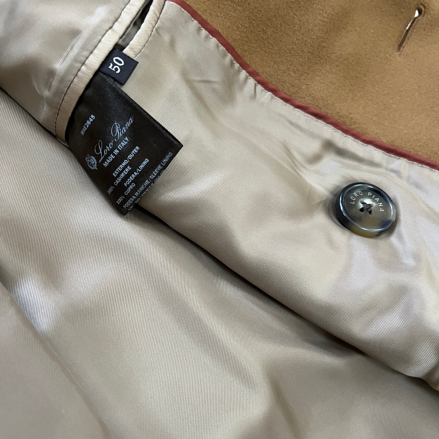 Loro Piana "Sergio" Cashmere Double Breasted Overcoat
