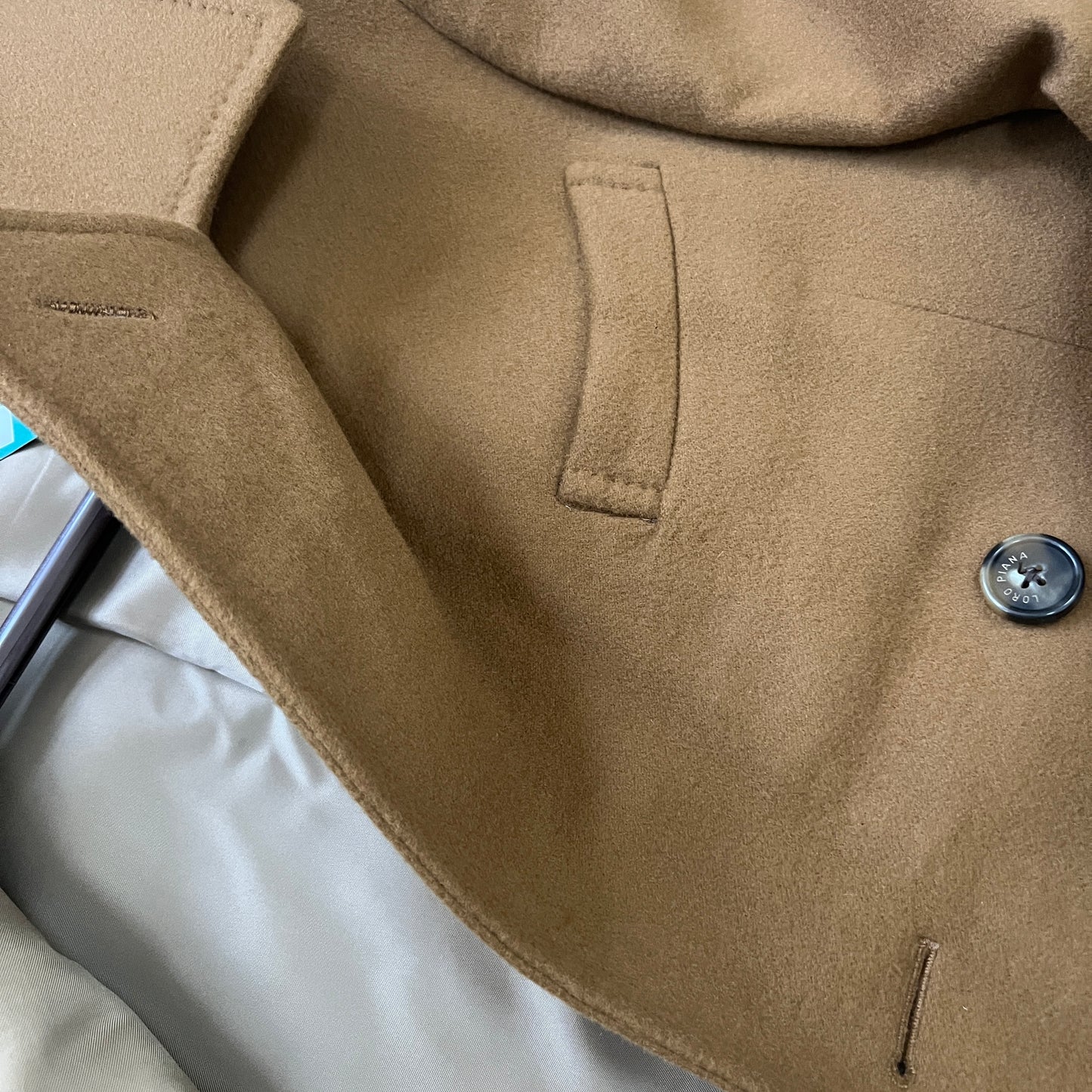 Loro Piana "Sergio" Cashmere Double Breasted Overcoat