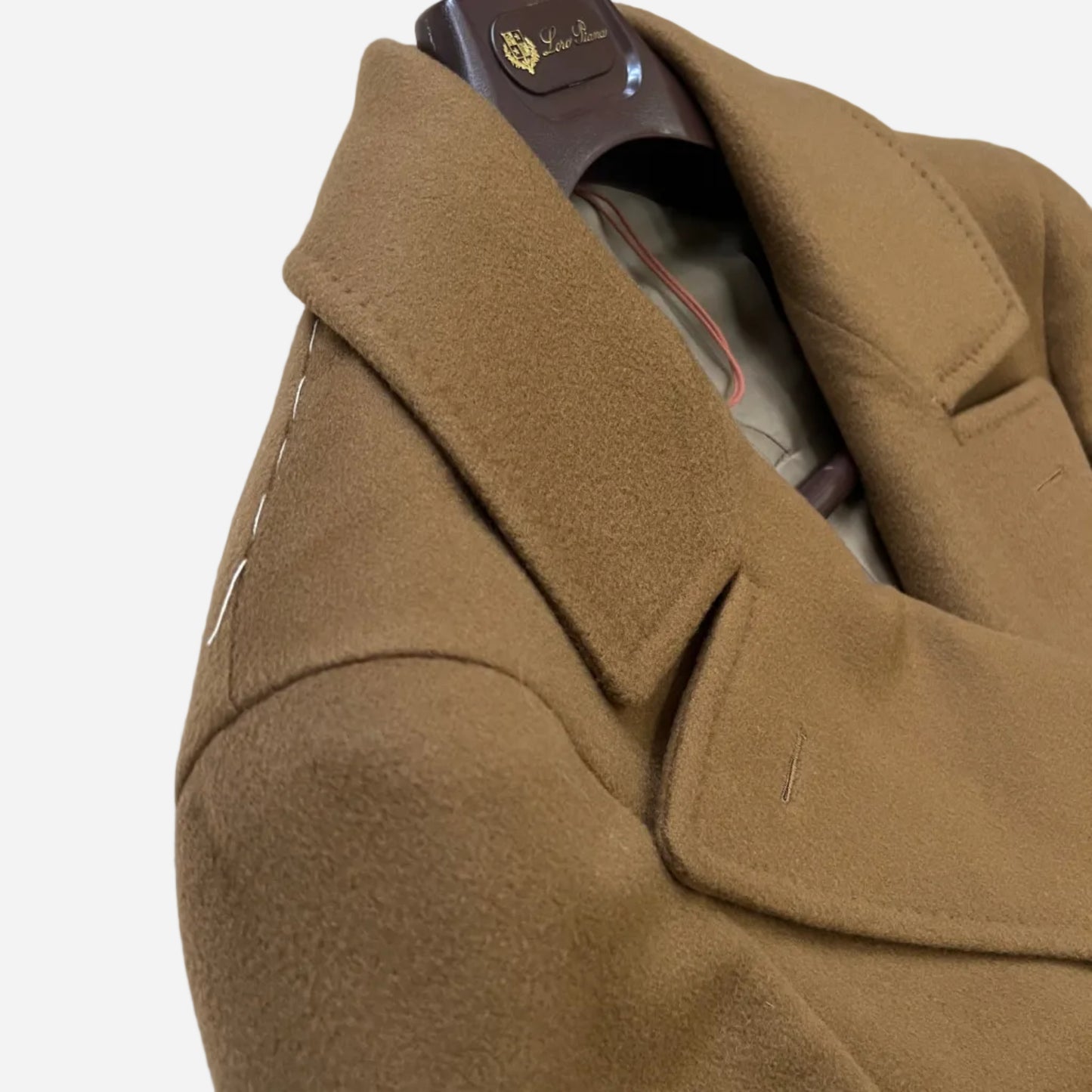 Loro Piana "Sergio" Cashmere Double Breasted Overcoat