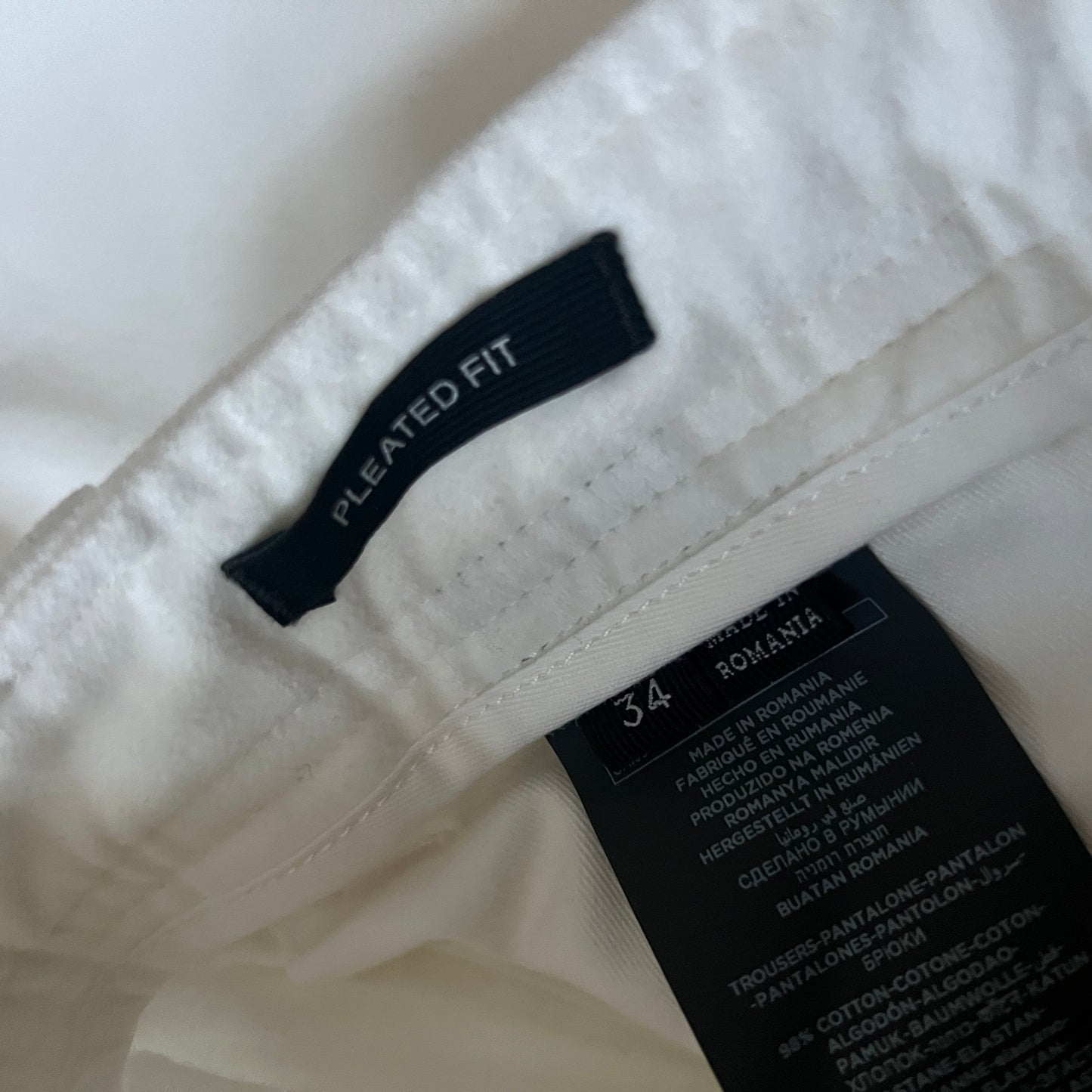 Zegna Pleated Cotton Trousers