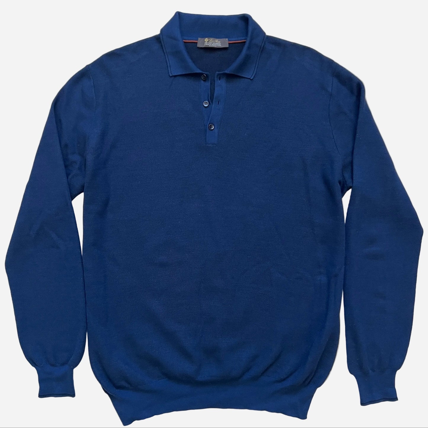 Loro Piana Gift of Kings Knit Polo Sweater