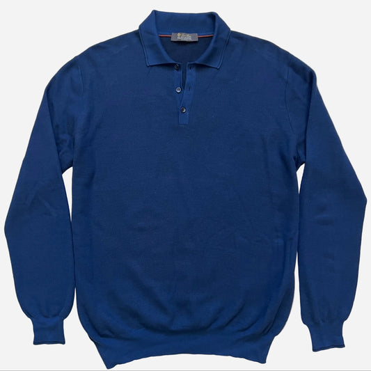 Loro Piana Gift of Kings Knit Polo Sweater