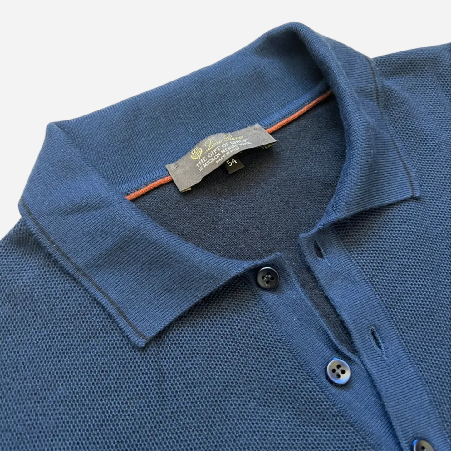 Loro Piana Gift of Kings Knit Polo Sweater