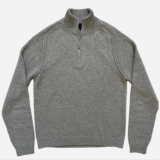 Sease Mouline Cashmere Half Zip Sweater
