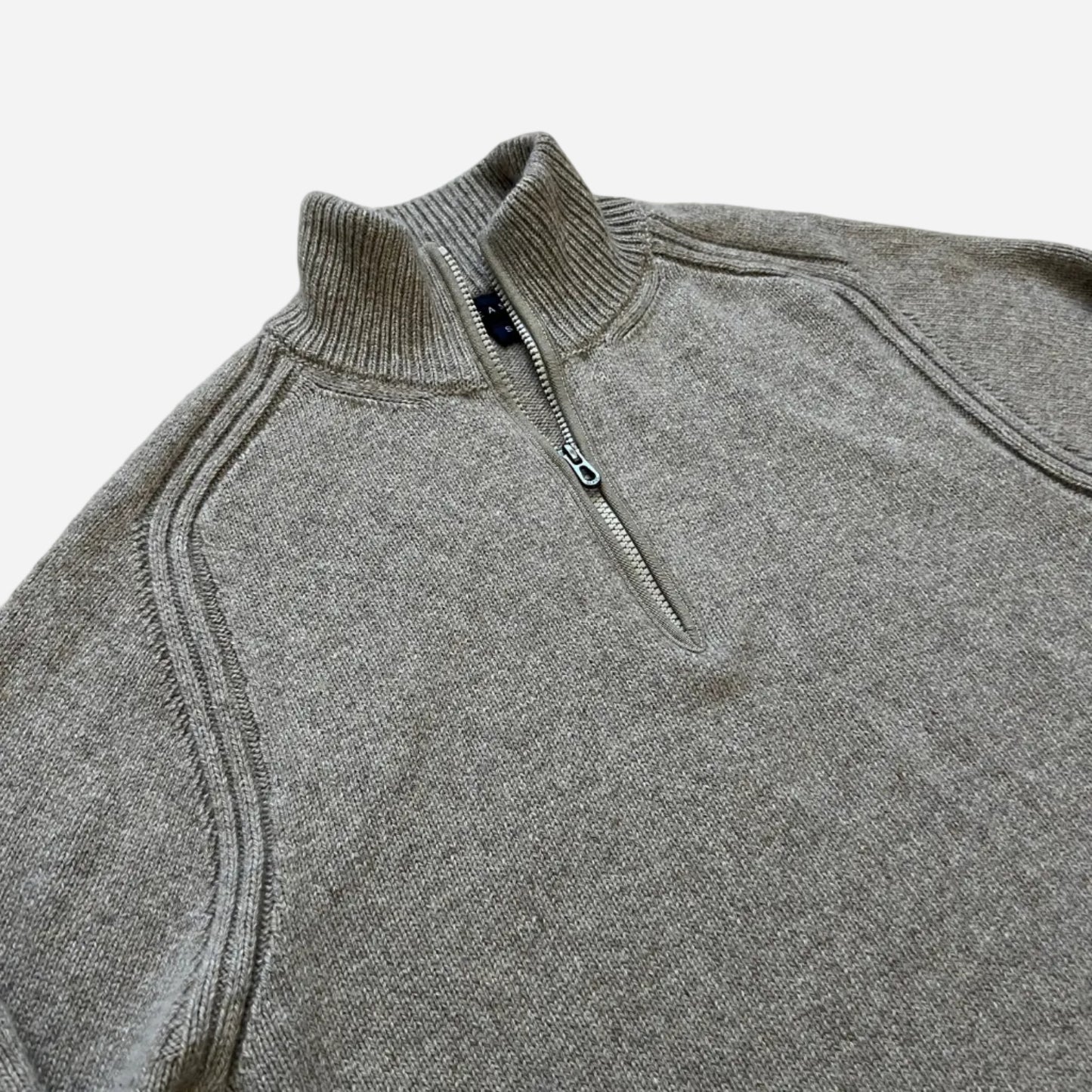 Sease Mouline Cashmere Half Zip Sweater