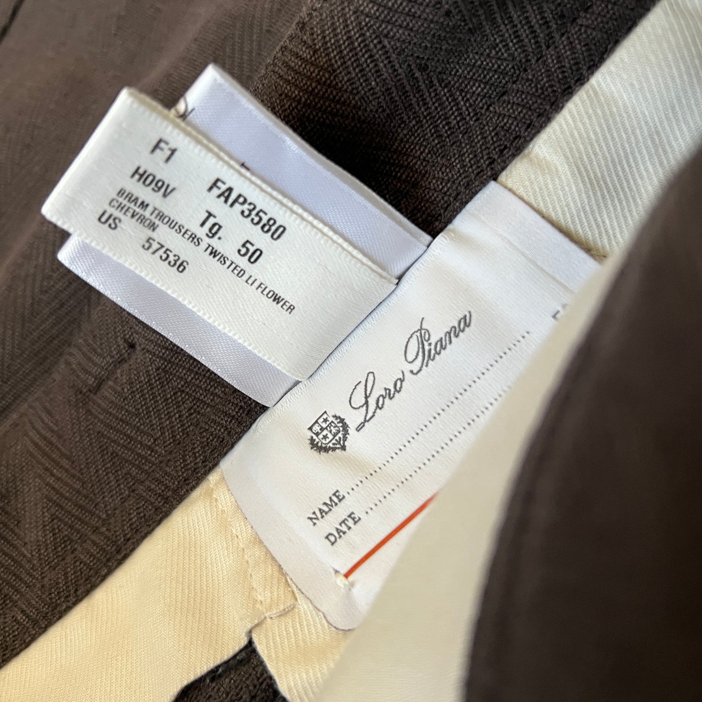 Loro Piana "Bram" Linen Trousers