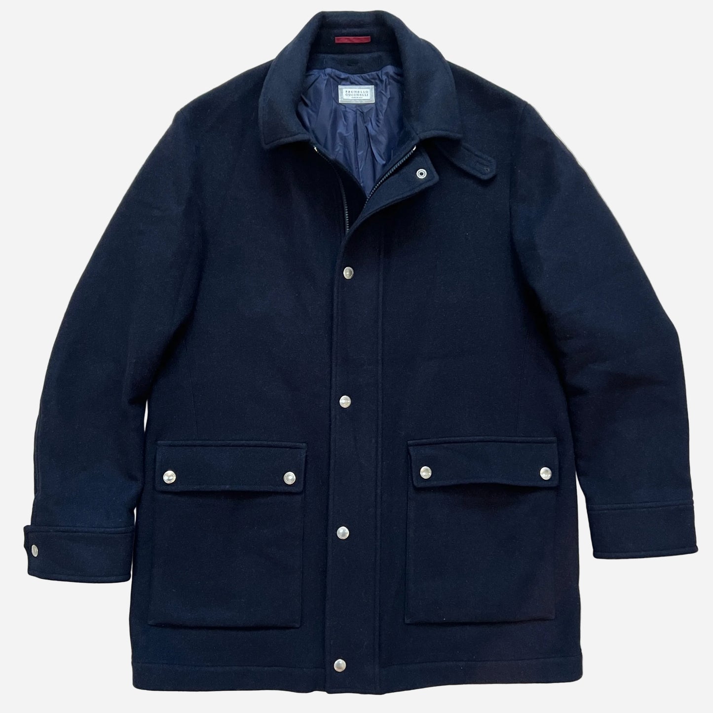 Brunello Cucinelli Virgin Wool Car Coat