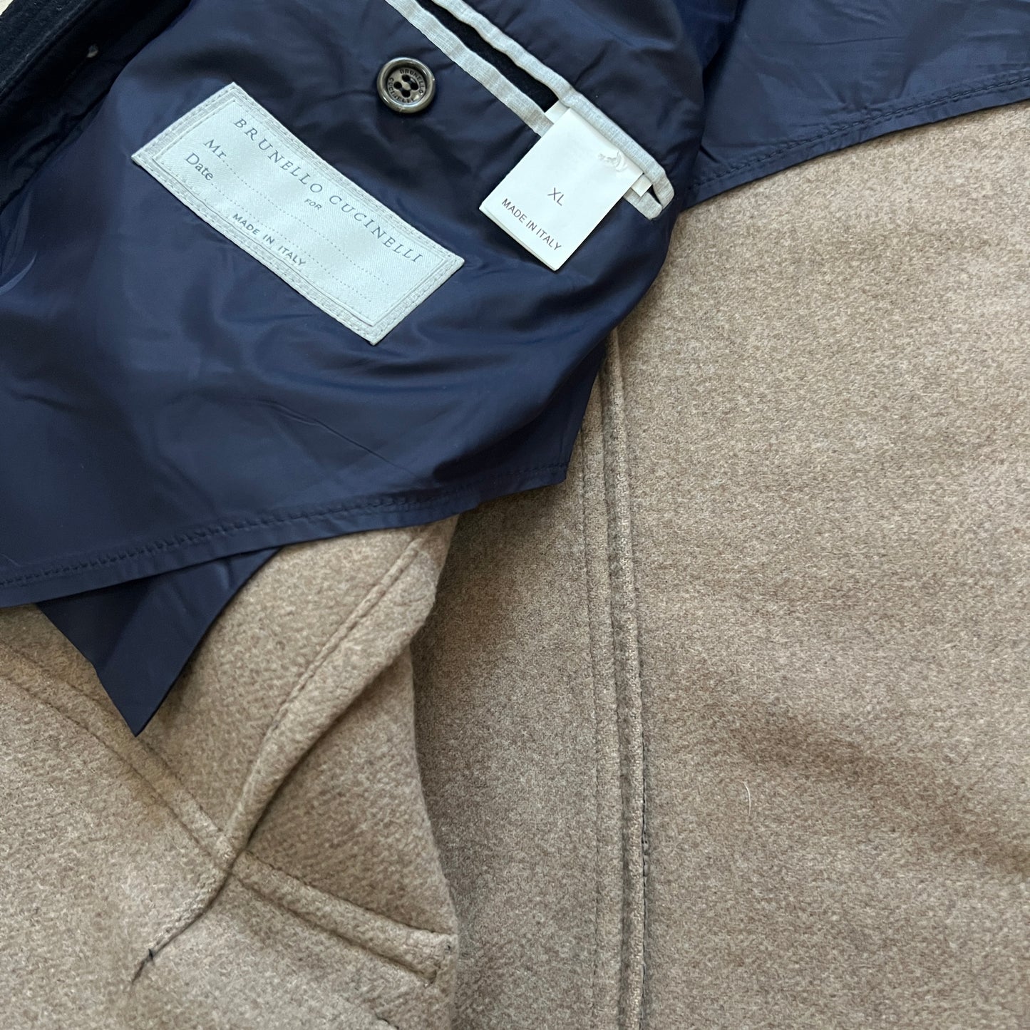 Brunello Cucinelli Virgin Wool Car Coat