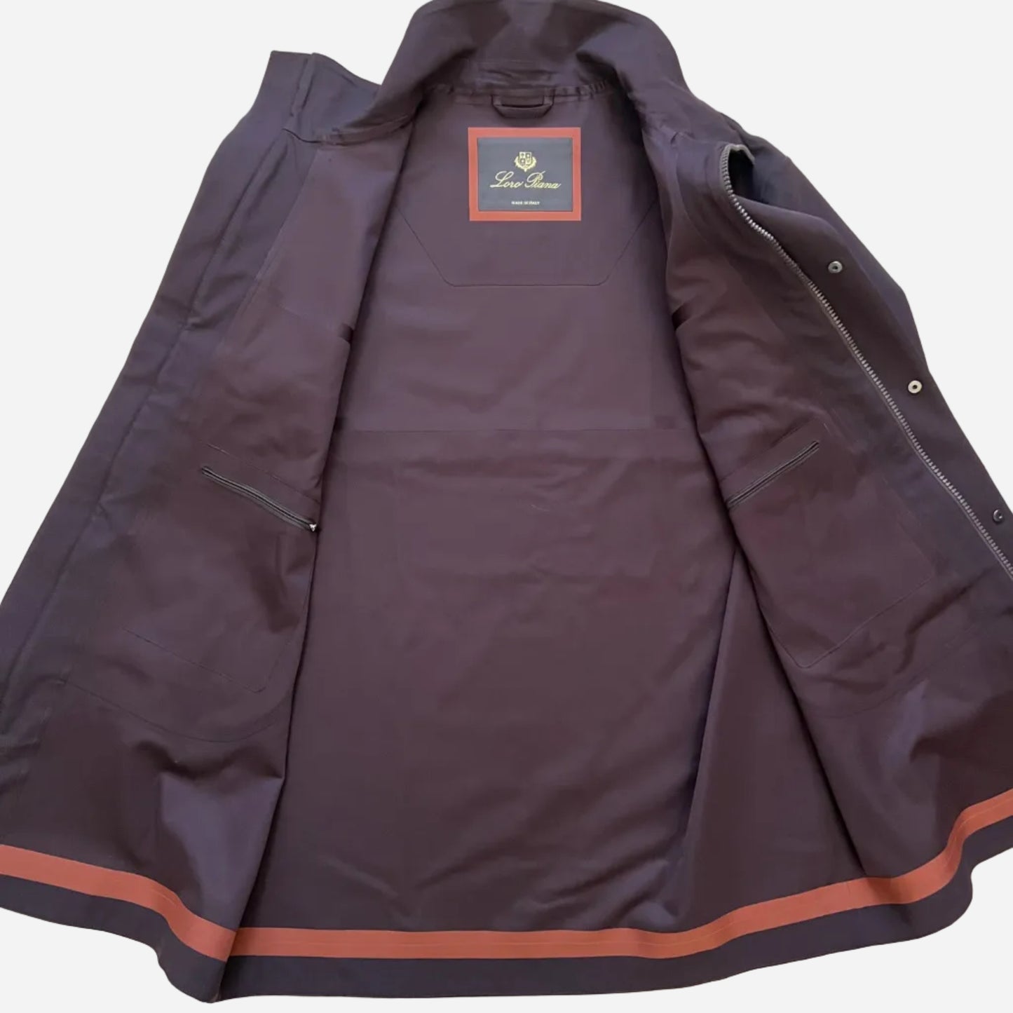 Loro Piana Virgin Wool Rain Coat
