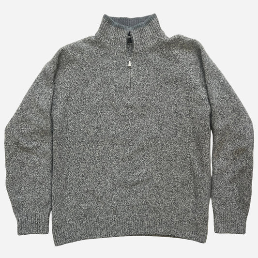 Loro Piana Cashmere Knit 1/4 Zip Sweater