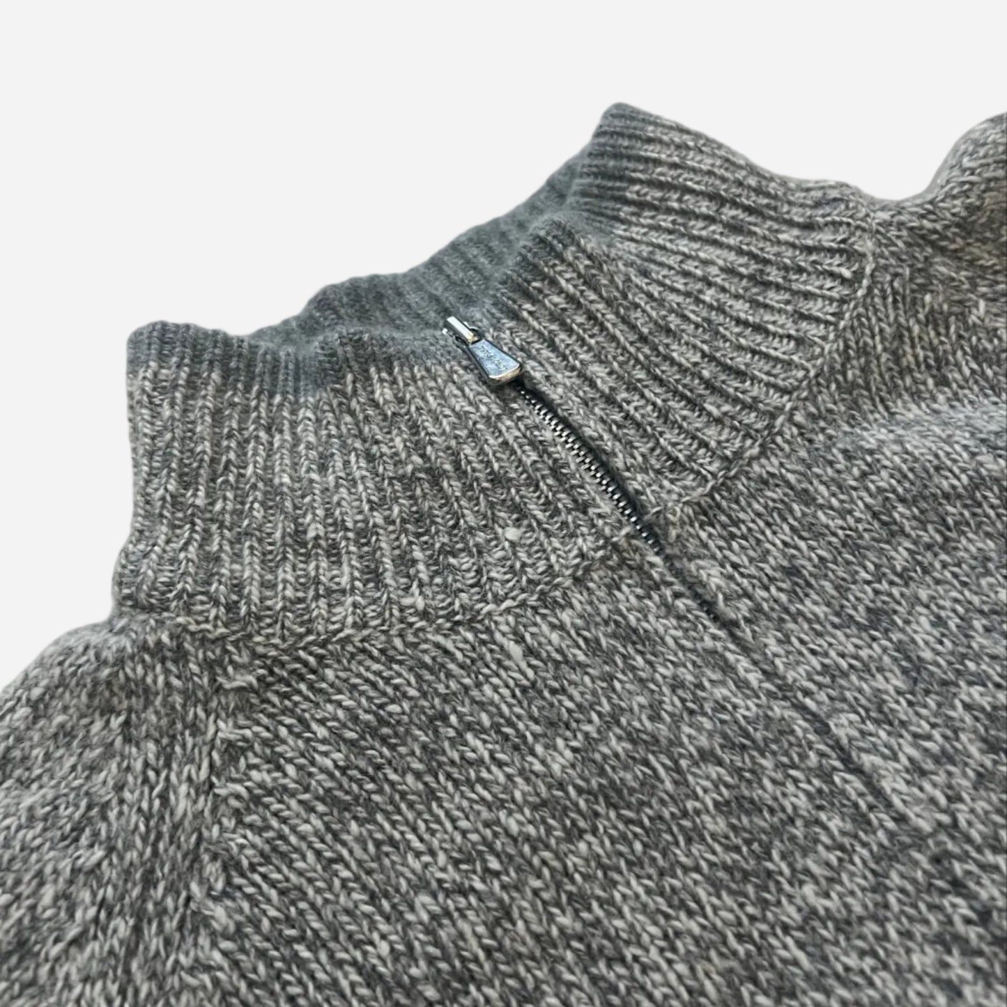 Loro Piana Cashmere Knit 1/4 Zip Sweater