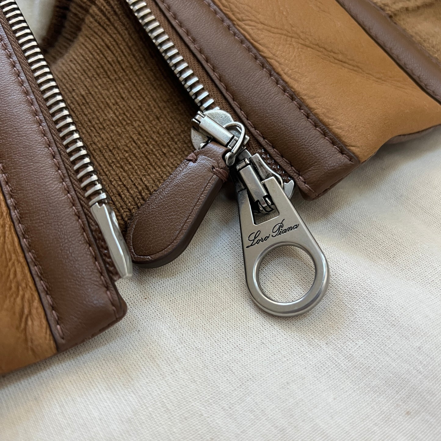 Loro Piana Merino Shearling "Peter" Bomber Jacket