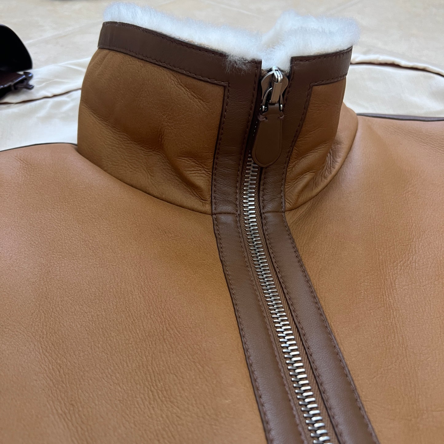 Loro Piana Merino Shearling "Peter" Bomber Jacket