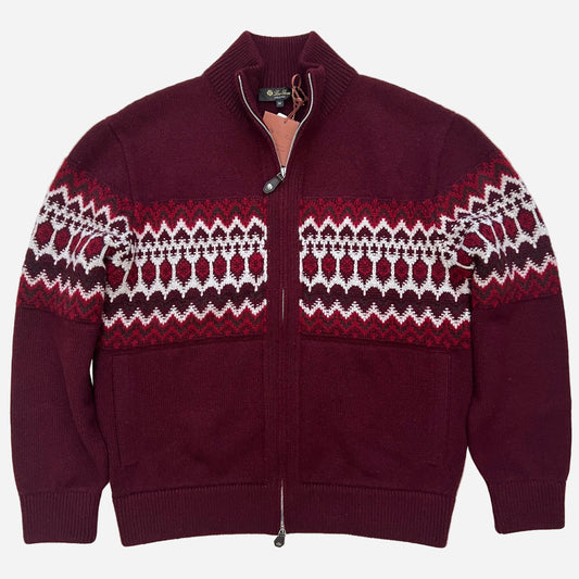Loro Piana "Alpe" Cashmere Bomber Jacket