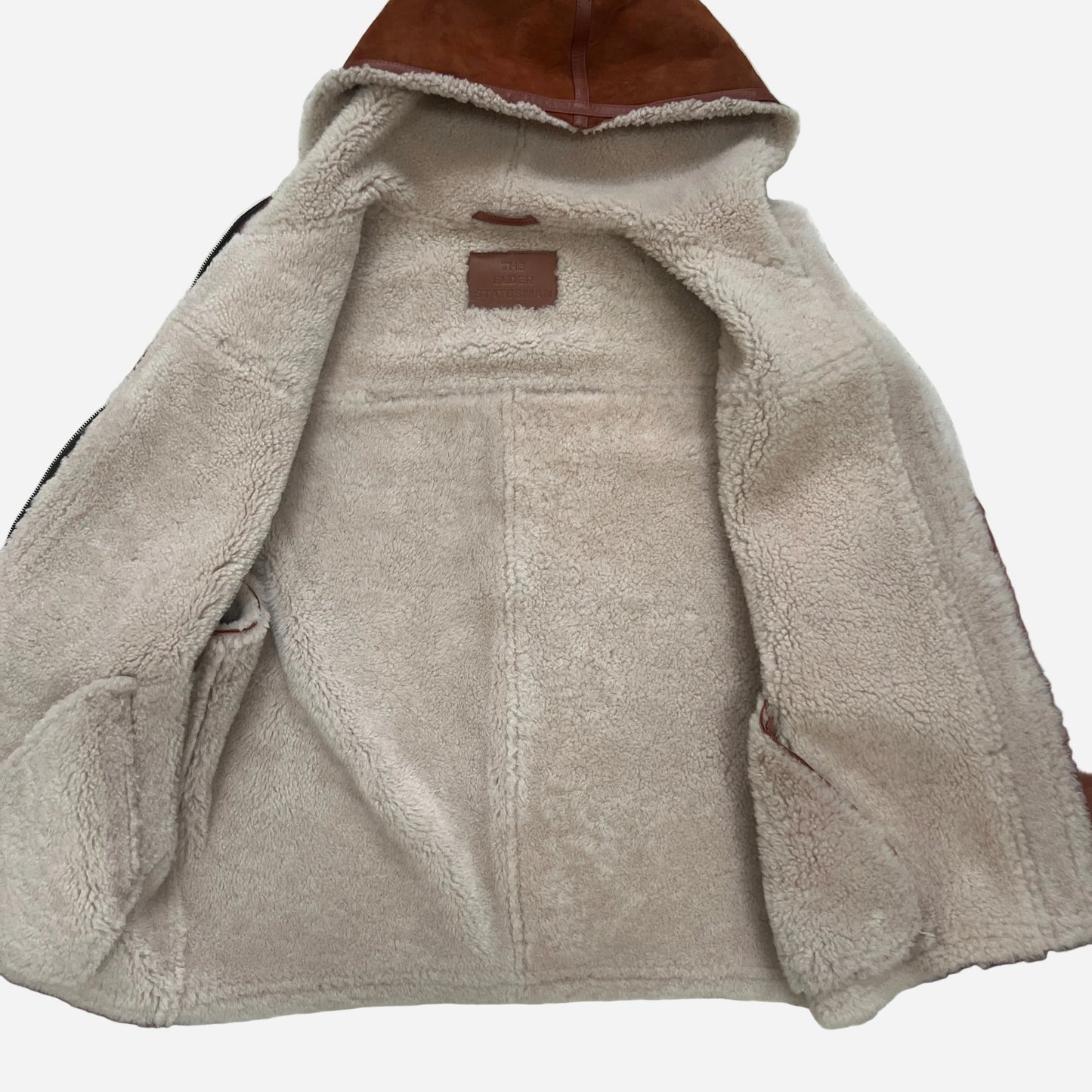 The Elder Statesman Shearling Hooded Jacket