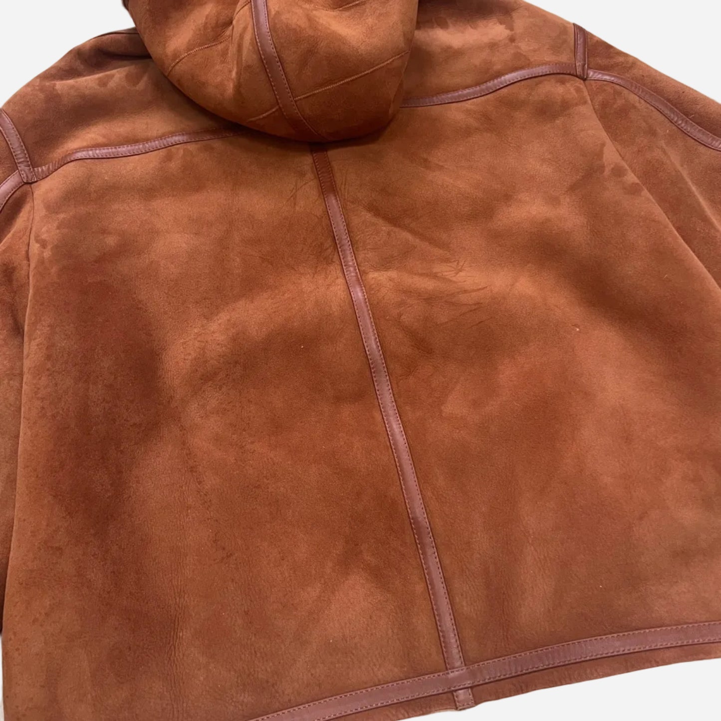 The Elder Statesman Shearling Hooded Jacket