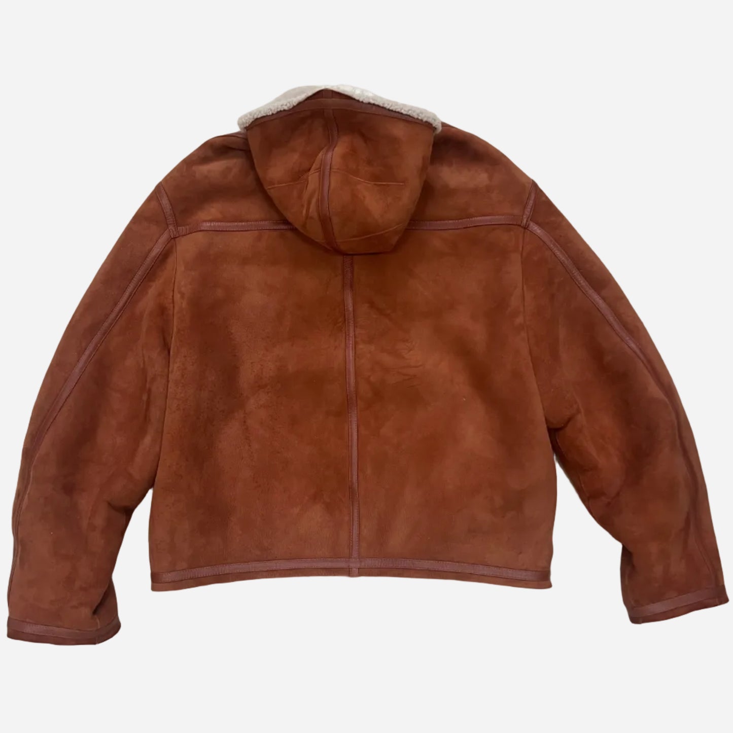 The Elder Statesman Shearling Hooded Jacket