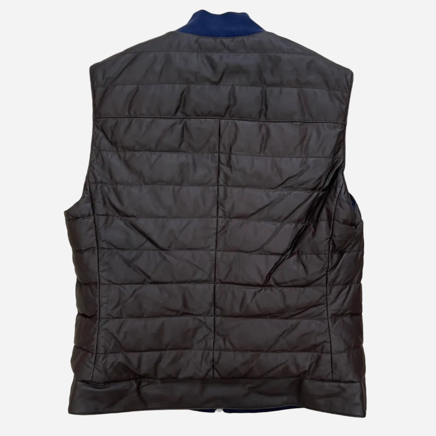 Brunello Cucinelli Reversible Leather Down Vest