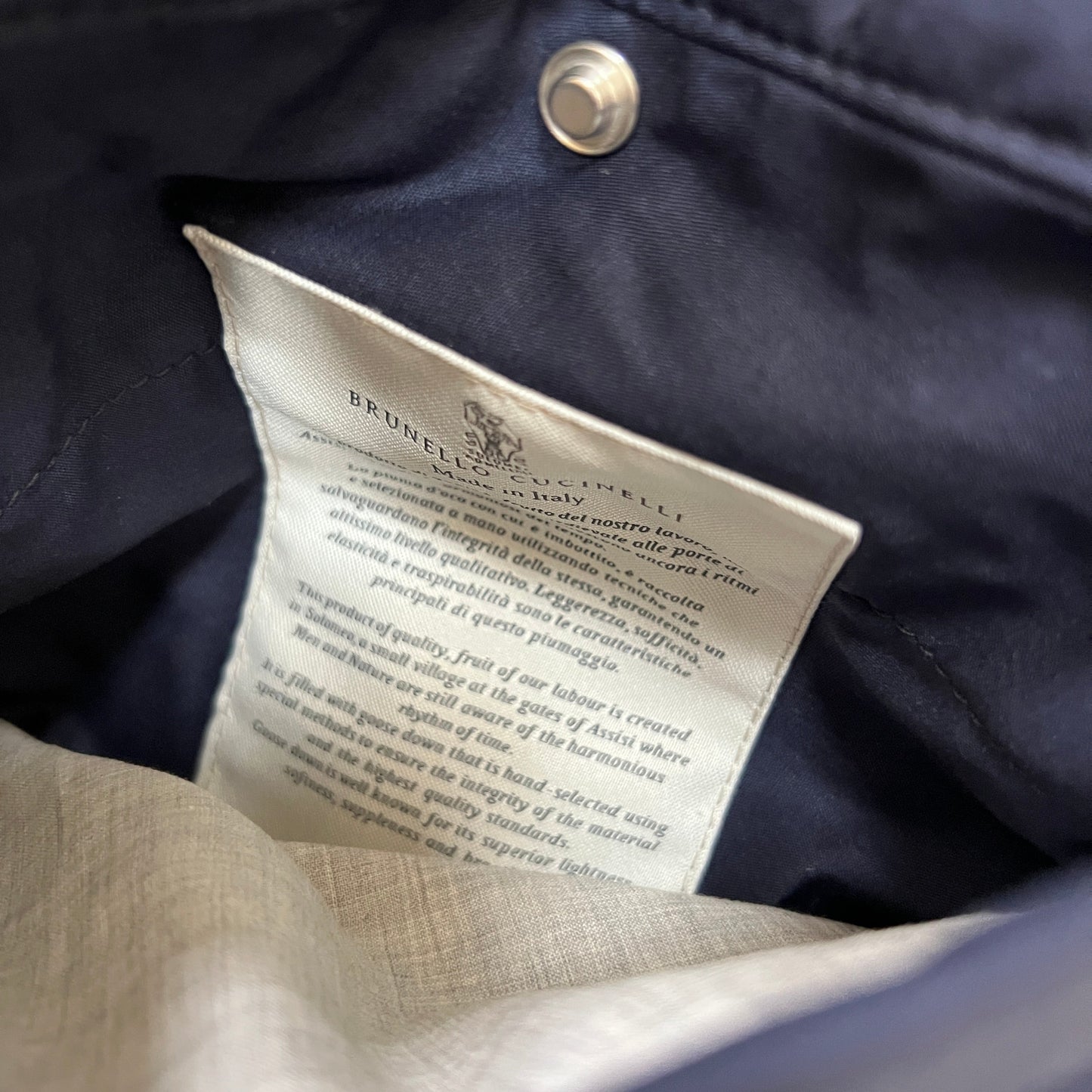 Brunello Cucinelli Reversible Leather Down Vest