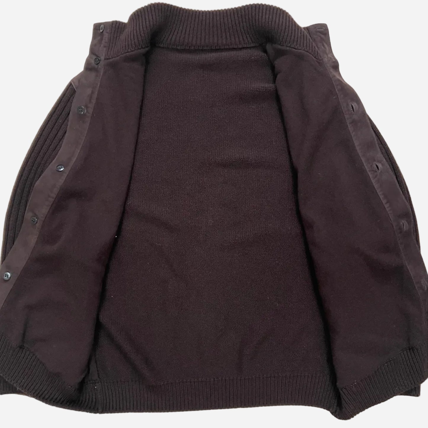 Loro Piana Cashmere Suede Button Up Jacket