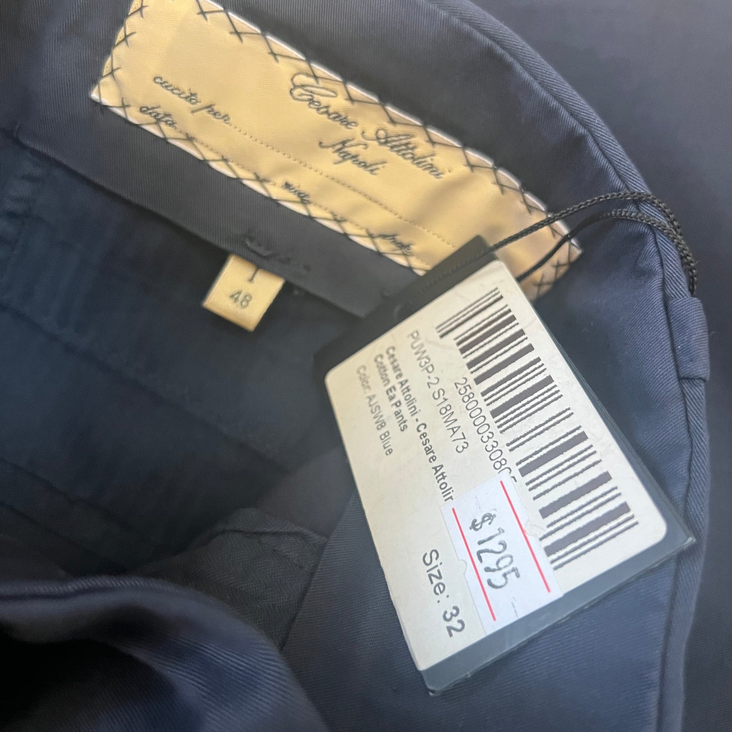 Cesare Attolini Handmade Slim Chino Pants