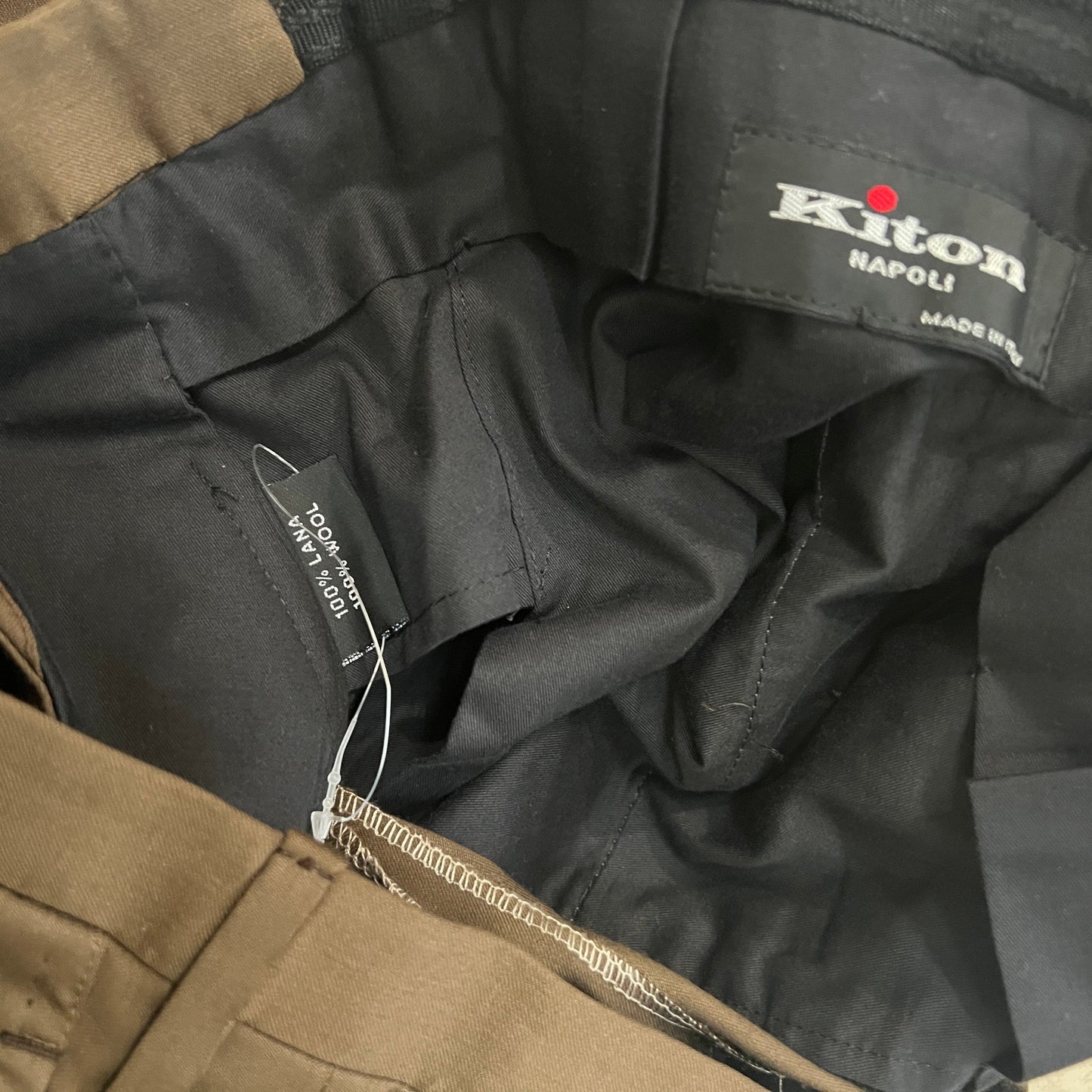 Kiton Wool Dress Pants