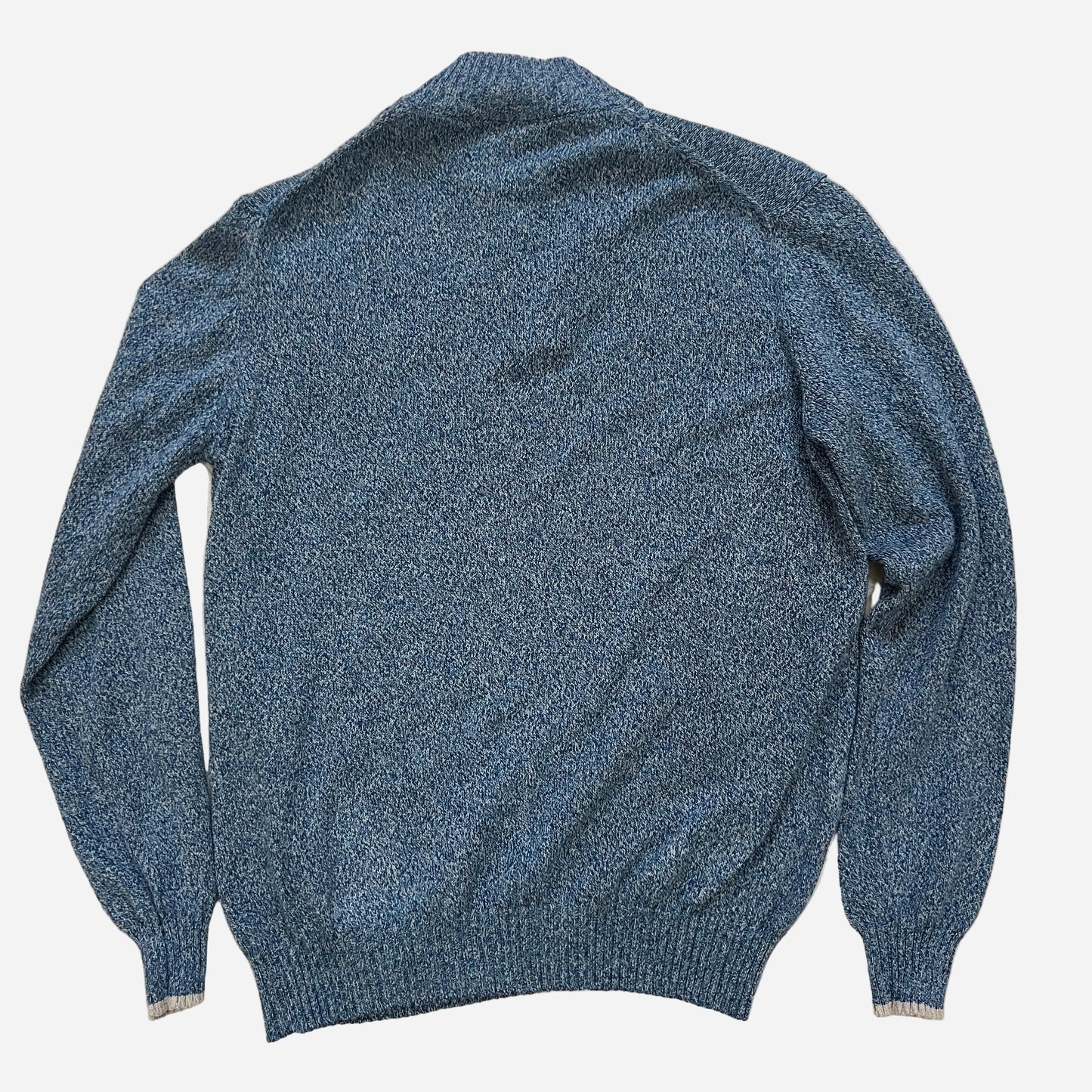 Fedeli Linen Knit 1/4 Zip Sweater