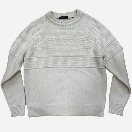 Loro Piana Textured Knit Cashmere Sweater