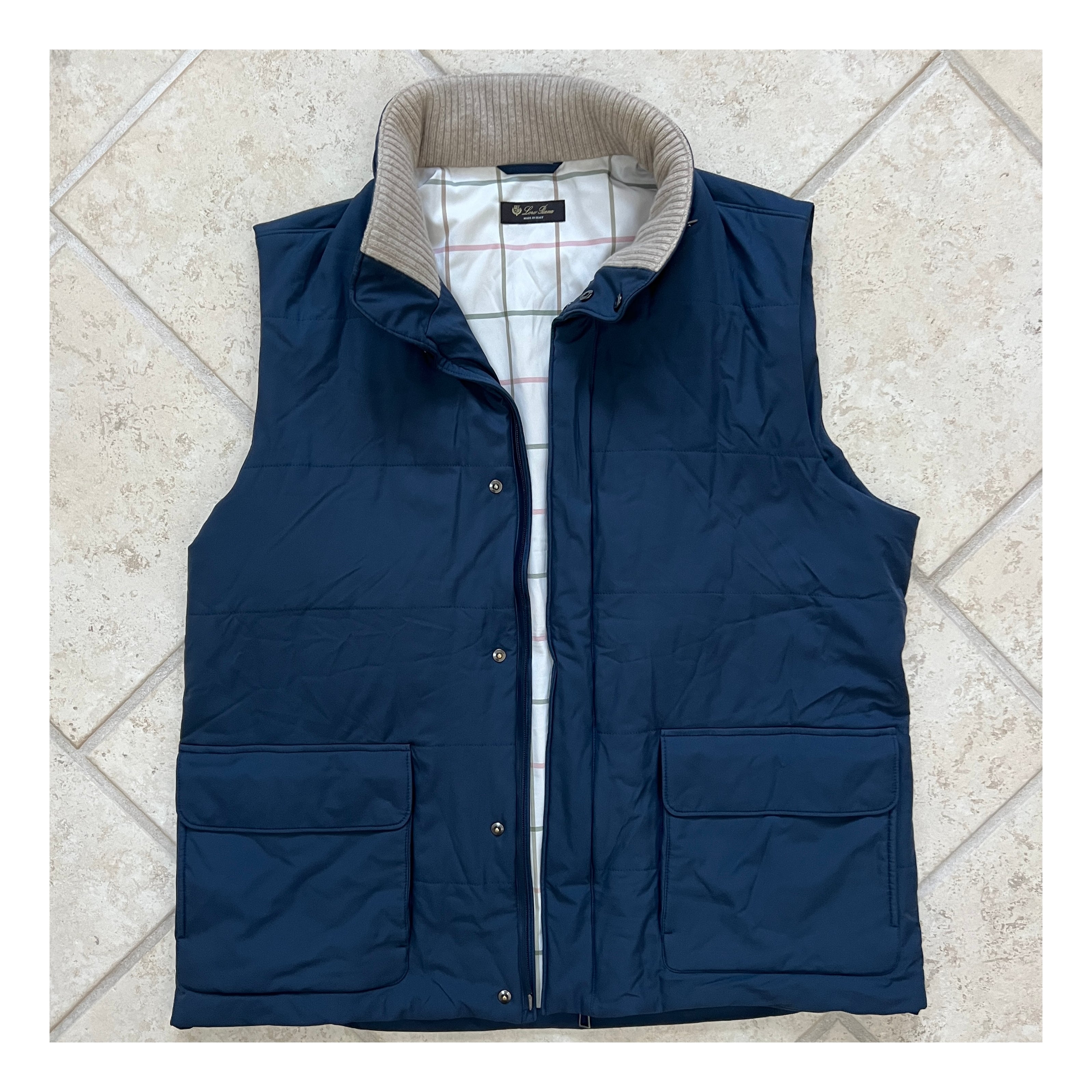 Loro Piana Quilted Voyager Down Vest – The Cashmere Collection