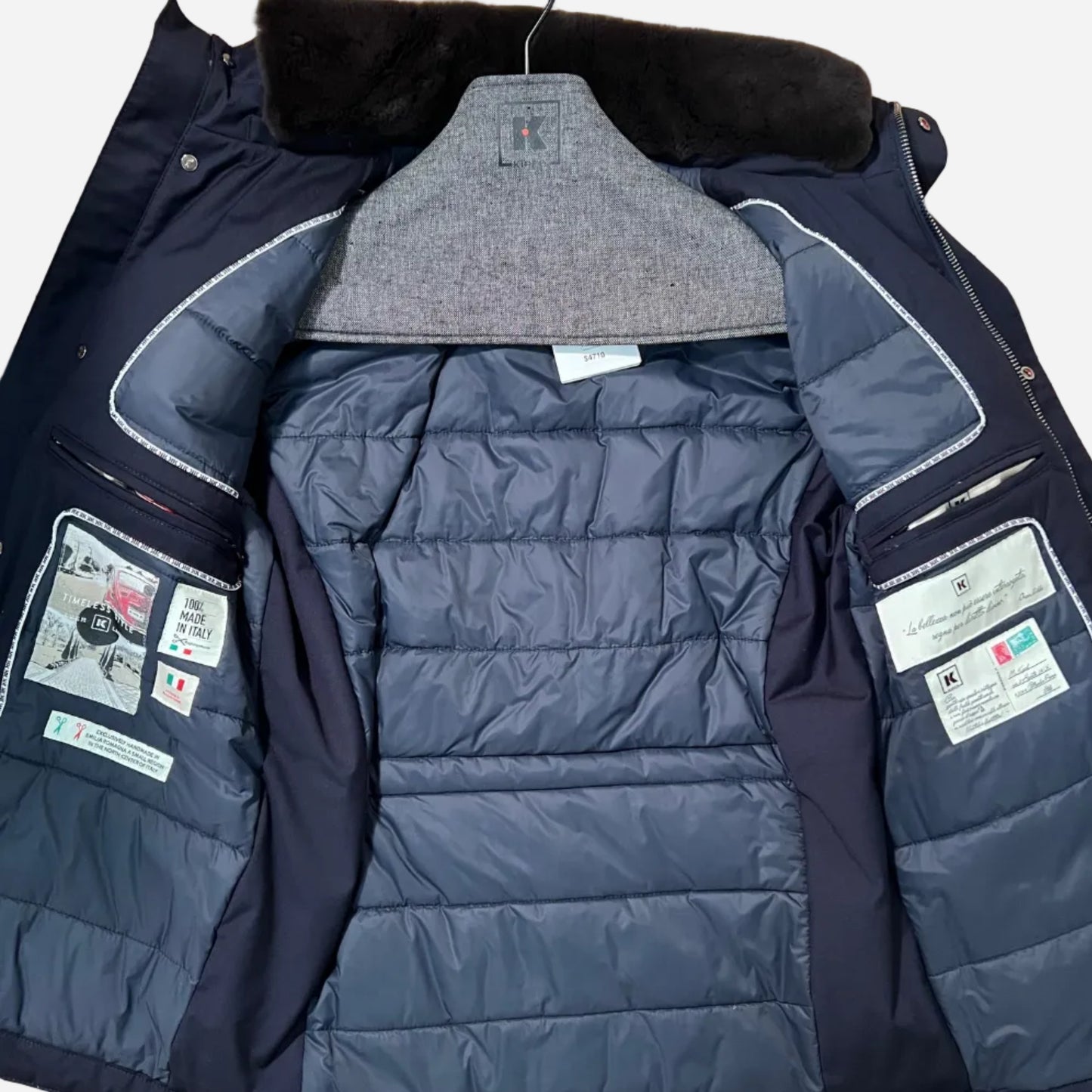 Kired Castorino Fur Trim Traveller Jacket