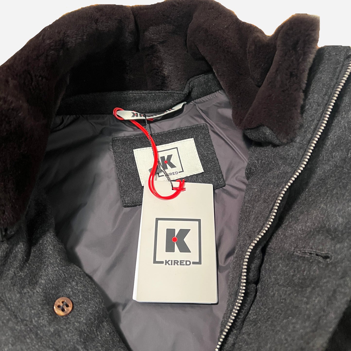 Kired Cashmere Down Vest With Castorino Fur Trim
