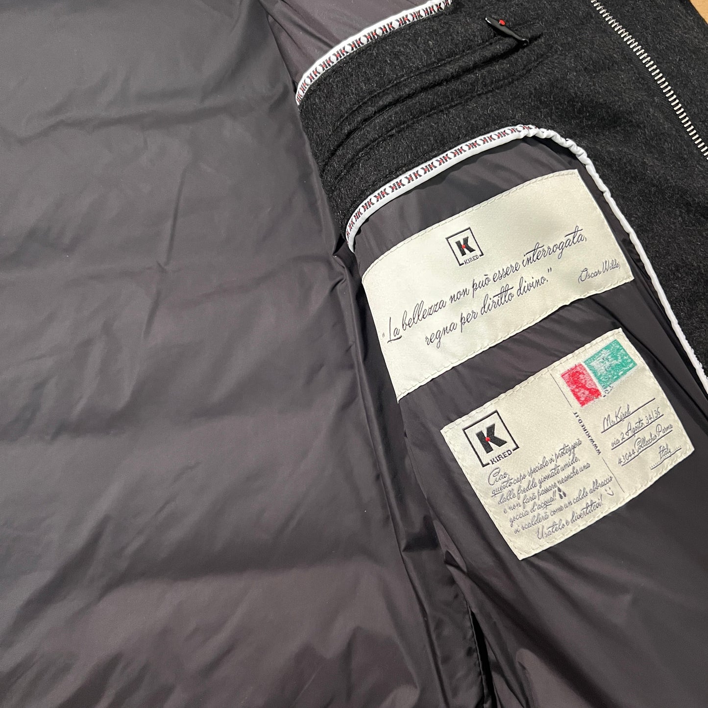 Kired Cashmere Down Vest With Castorino Fur Trim