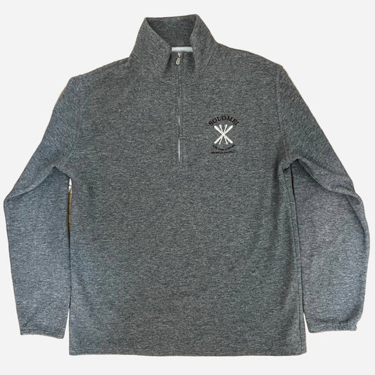 Brunello Cucinelli Cashmere Ski 1/4 Zip Sweatshirt
