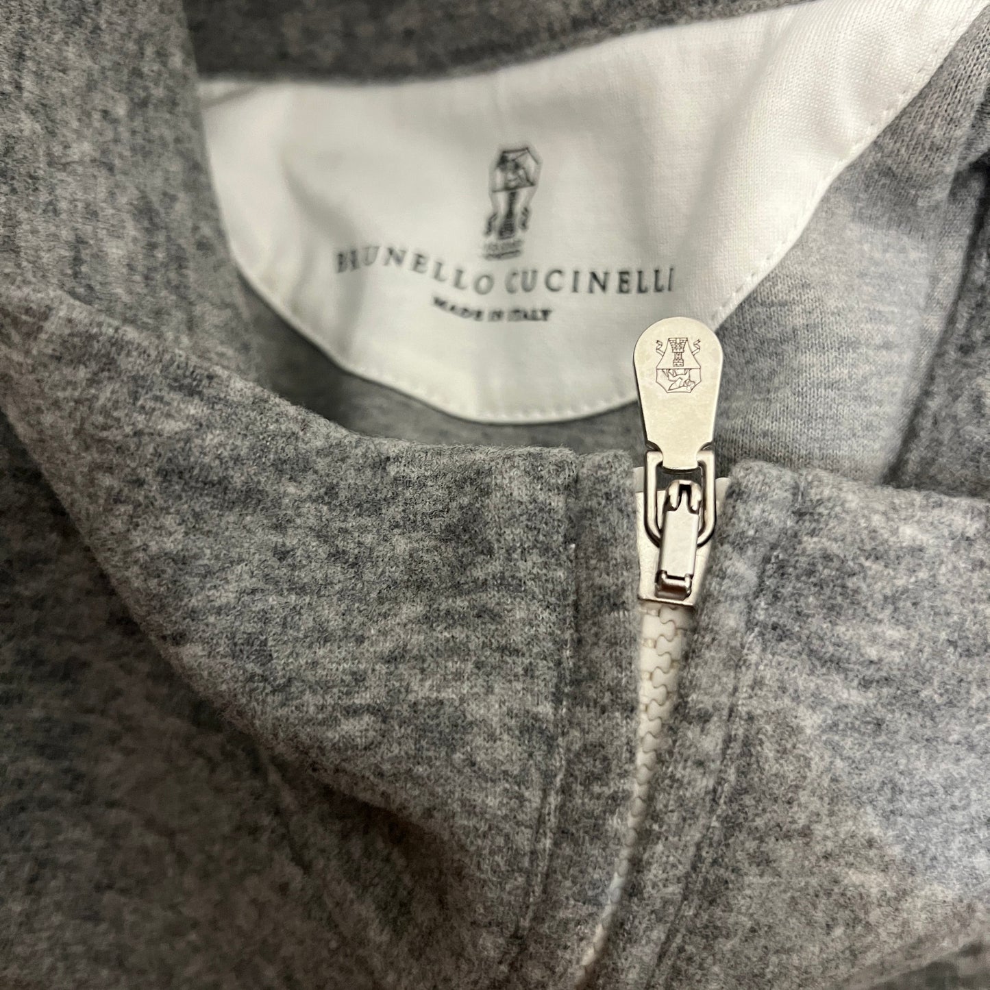 Brunello Cucinelli Cashmere Ski 1/4 Zip Sweatshirt