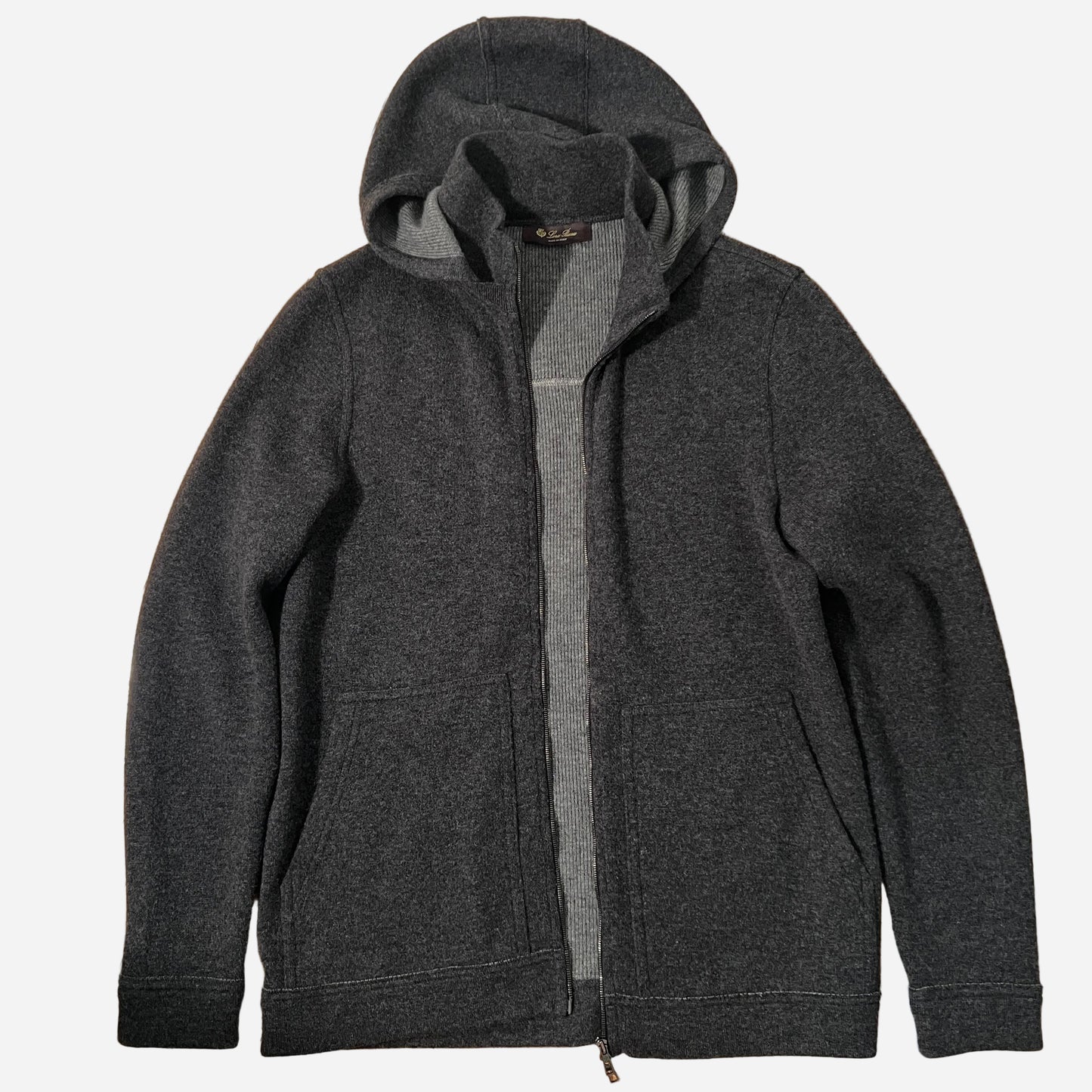 Loro Piana Cashmere Jersey Zip Sweatshirt