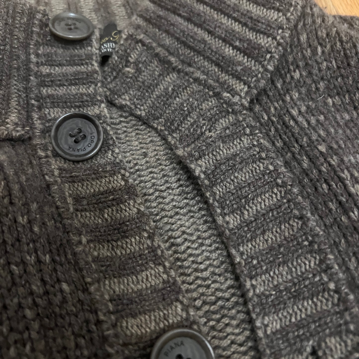 Loro Piana Baby Cashmere Button Up Cardigan