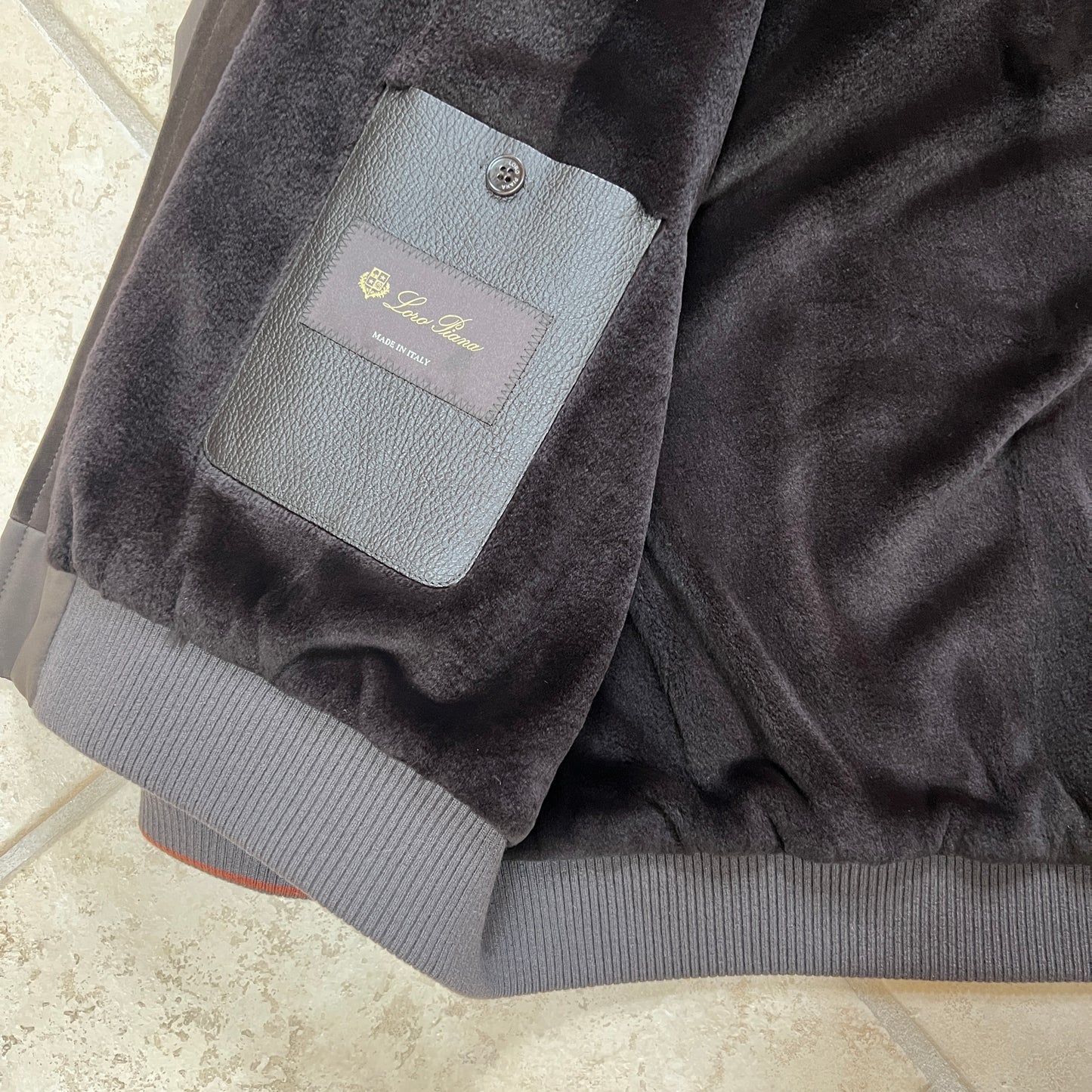 Loro Piana Mink Fur Lined Hooded Bomber Jacket