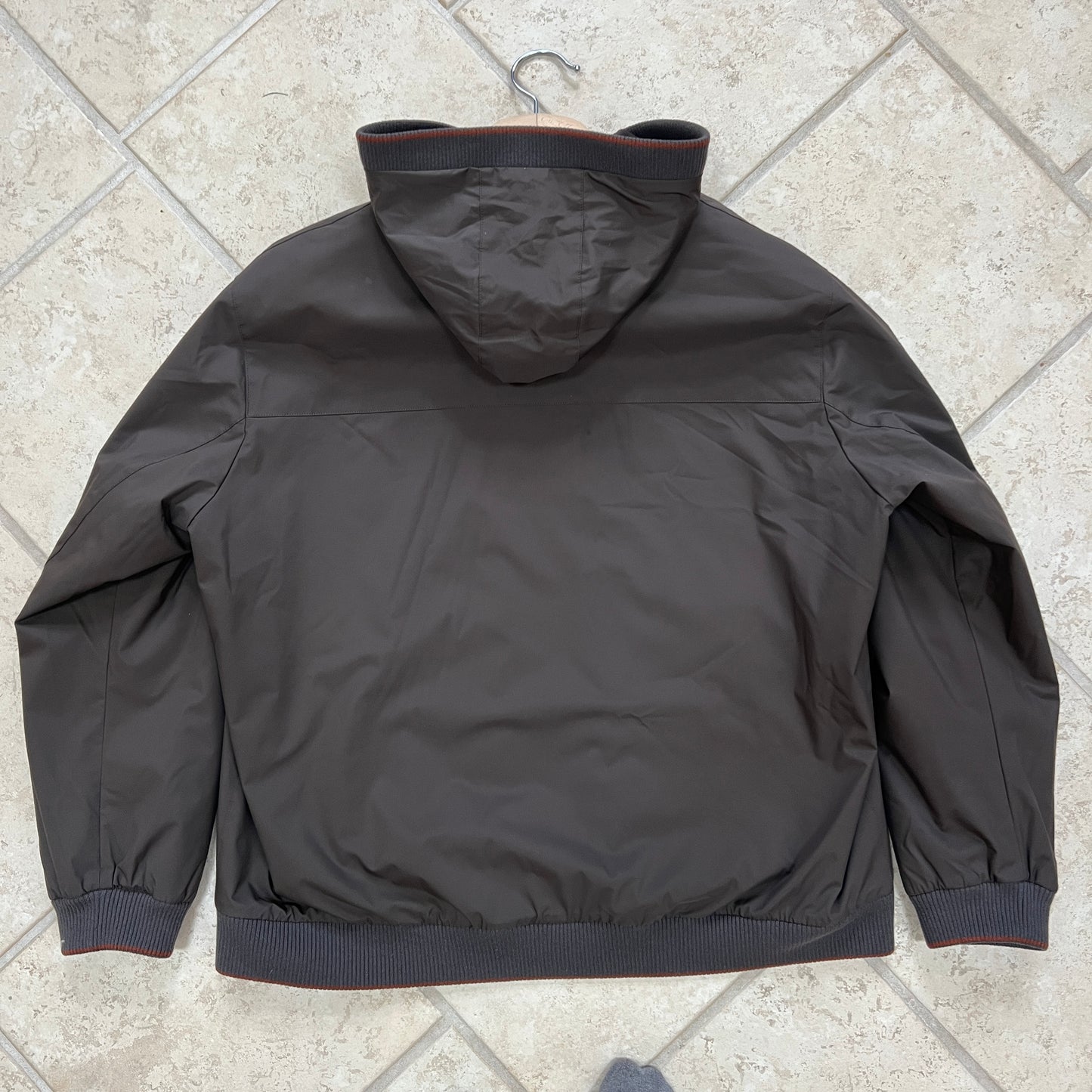 Loro Piana Mink Fur Lined Hooded Bomber Jacket